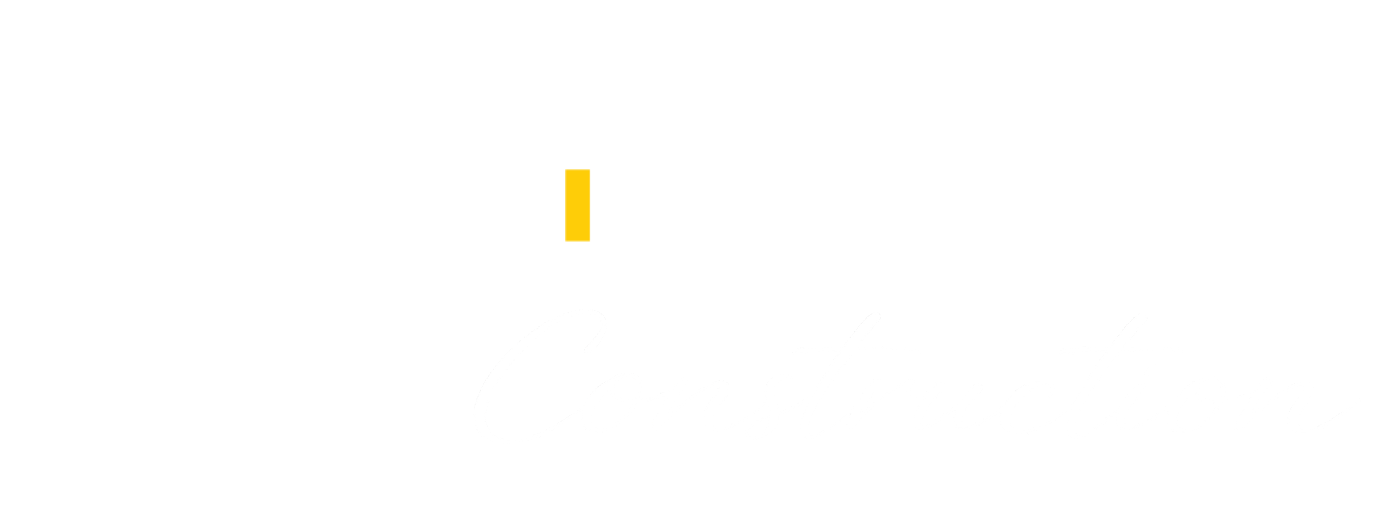 dakota construction logo - white and yellow
